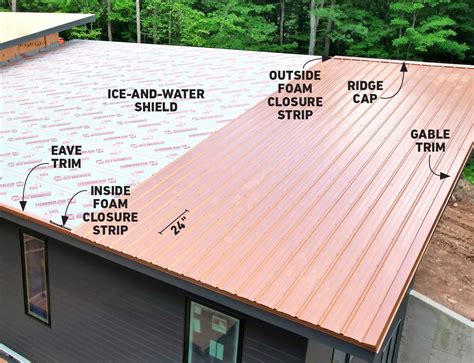 sheet metal roof installation|residential metal roofing installation instructions.